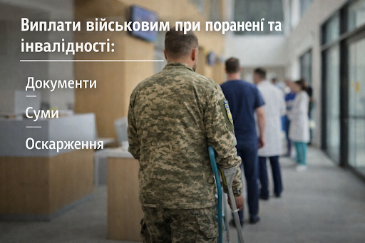 Виплати військовим при пораненні та інвалідності